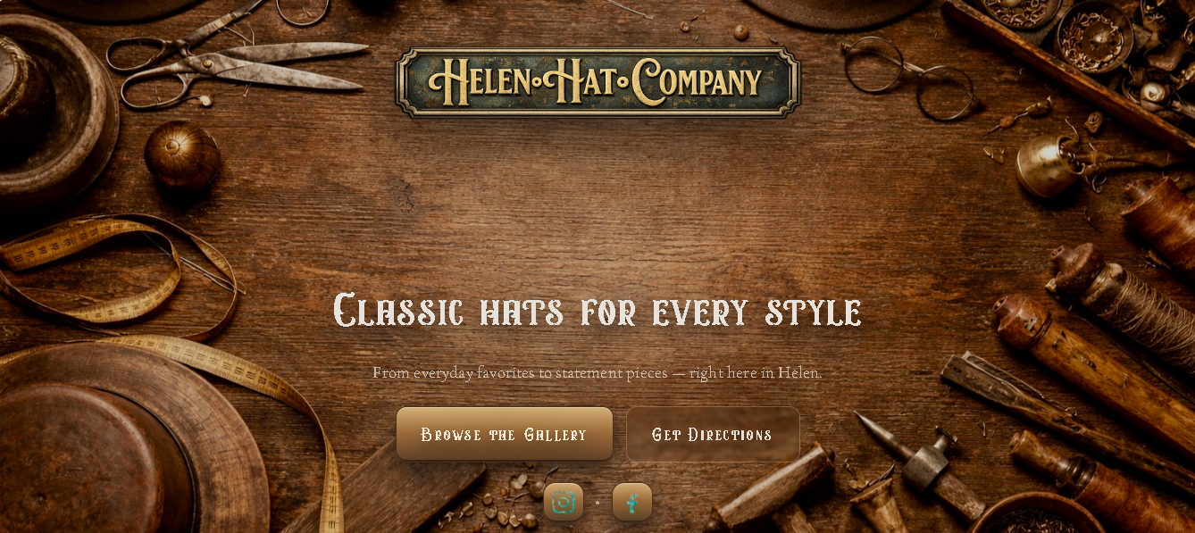 Helen Hat mock – desktop