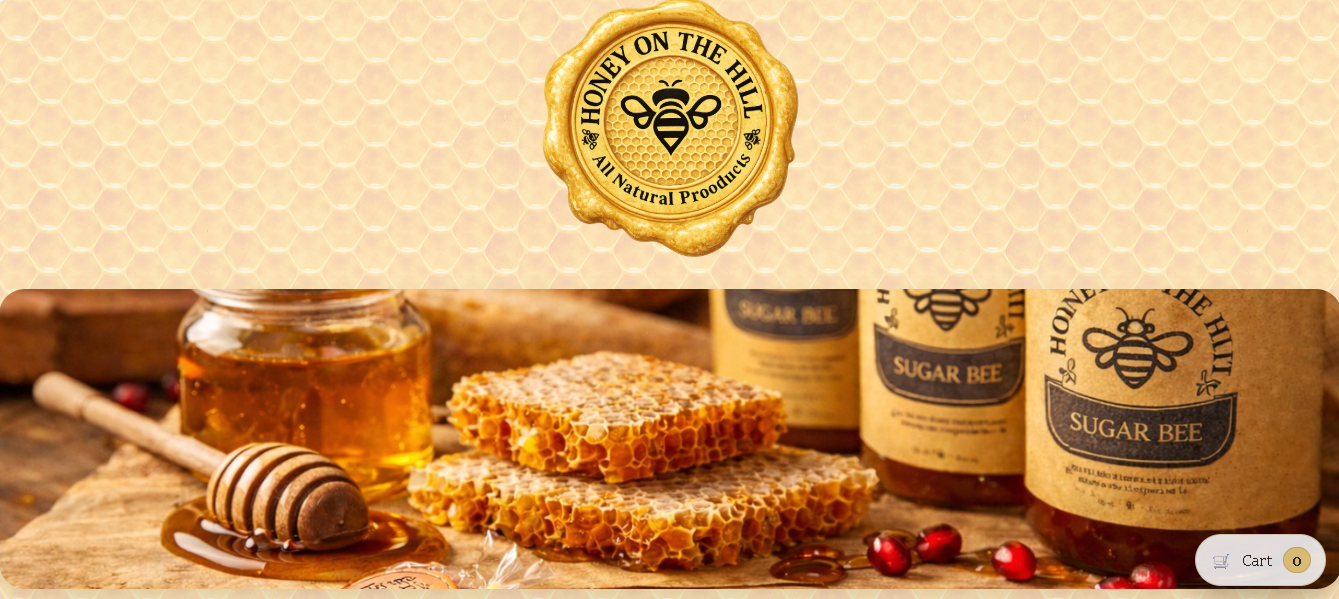 Honey on the Hill mock – desktop