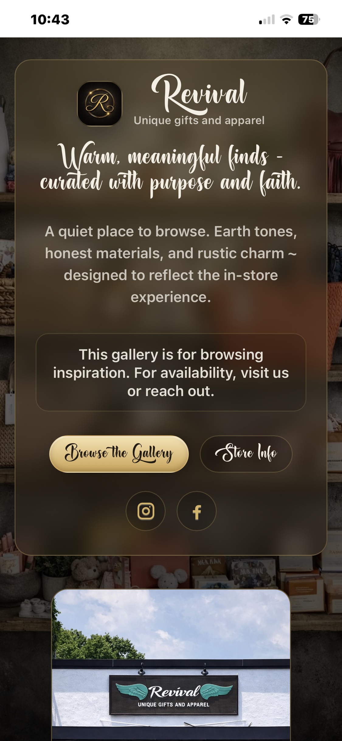Revival mock – mobile